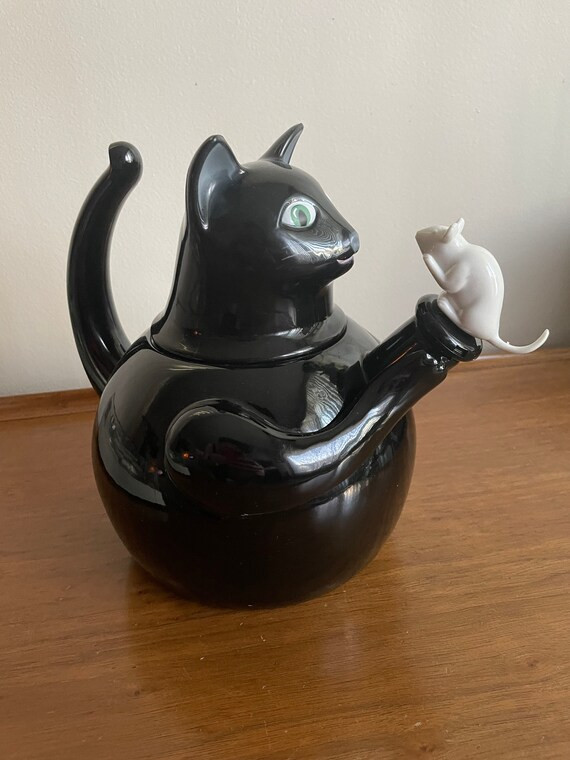 Vintage COPCO Black Cat and Mouse Kettle never Used | Etsy | Etsy (US)