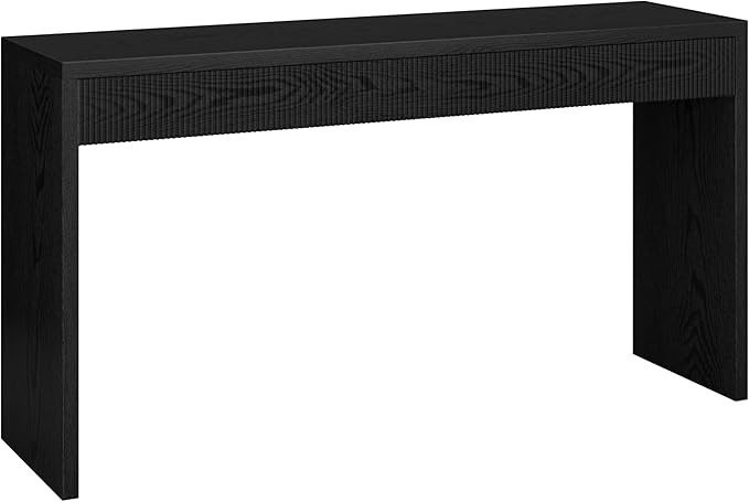 Henn&Hart 55'' Wooden Rectangular Fluted Console Table Entryway Table, Sofa Table for Entryway, L... | Amazon (US)