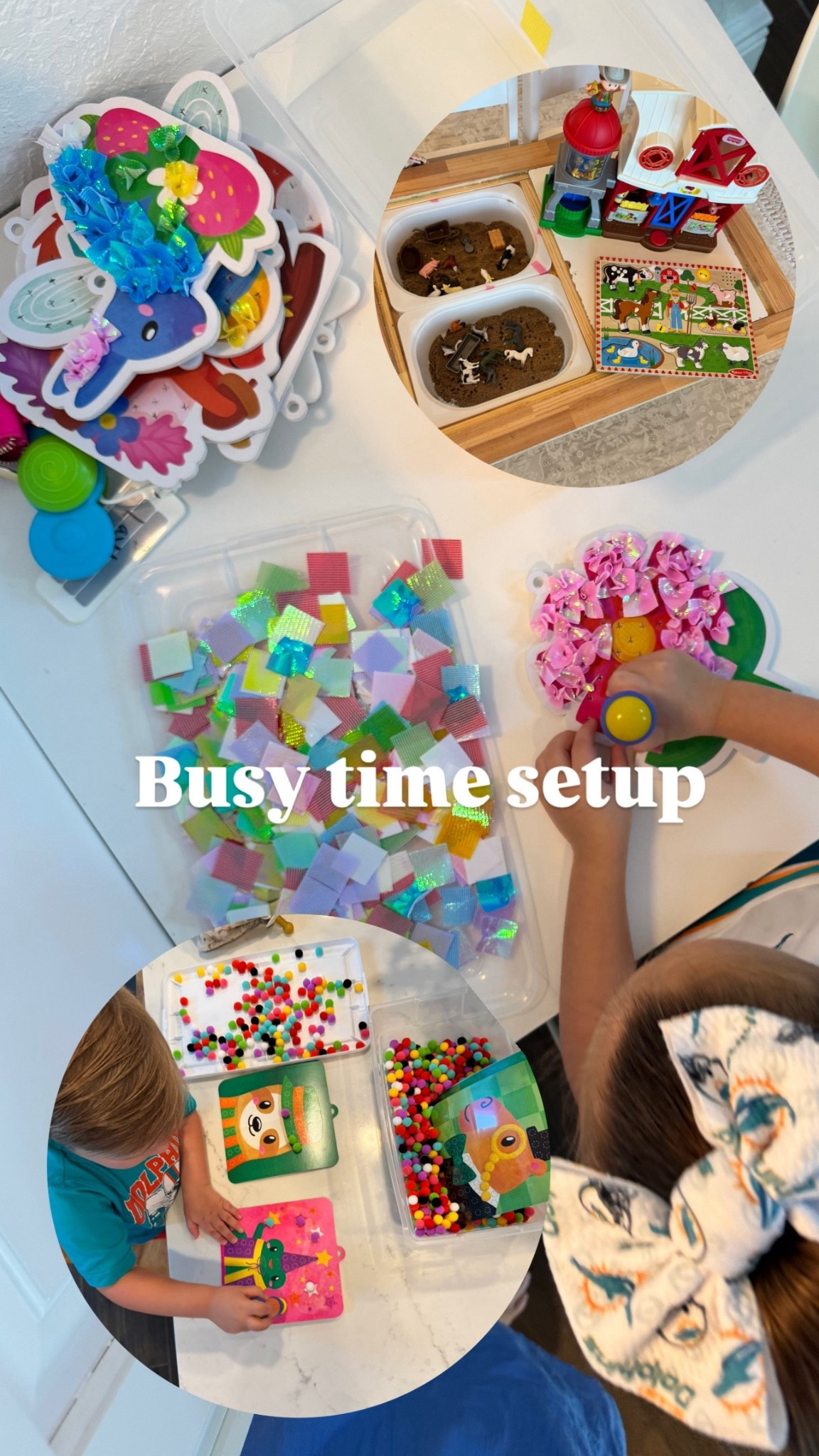 Today’s busy time setup when other fun stuff to use! 

#LTKKids #LTKFamily