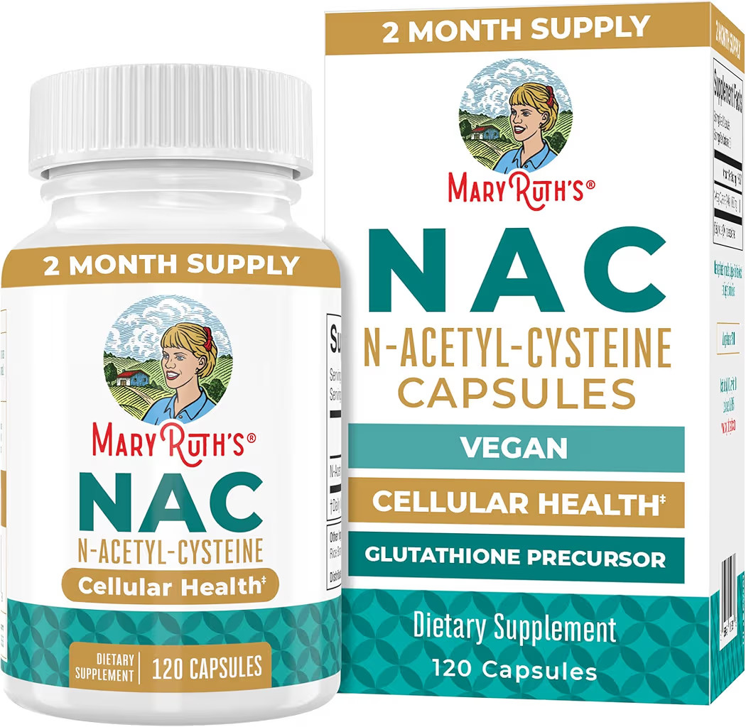 MaryRuth Organics NAC Supplement N-Acetyl Cysteine | 2 Month Supply | NAC 1000mg per Serving | Ve... | Amazon (US)