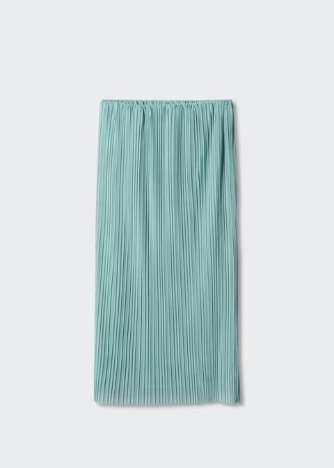 Pleated midi skirt | MANGO (UK)