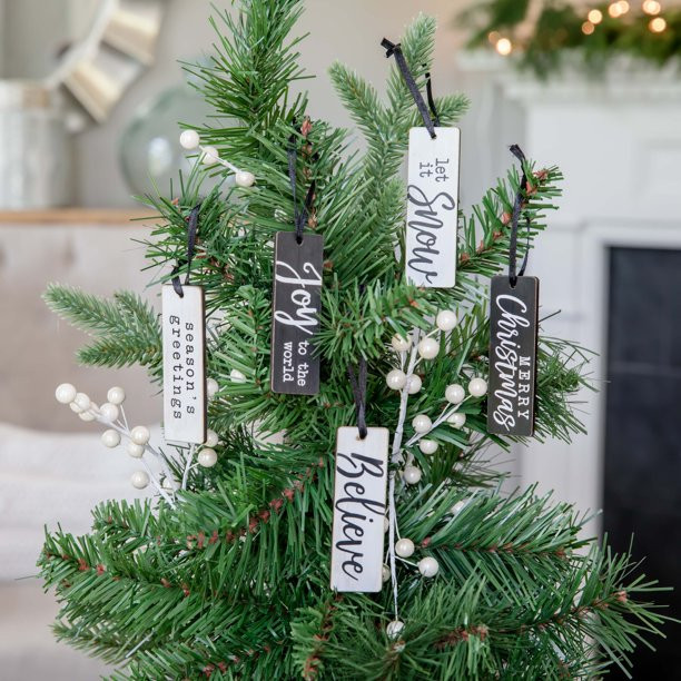 Holiday Time Tuxedo Tidings Mini Ornaments, 6.13", 5 Count | Walmart (US)