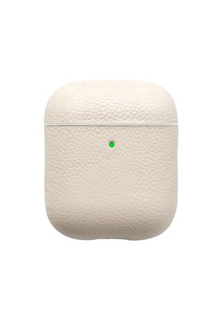 Courant Leather Airpod Case in Bone from Revolve.com | Revolve Clothing (Global)