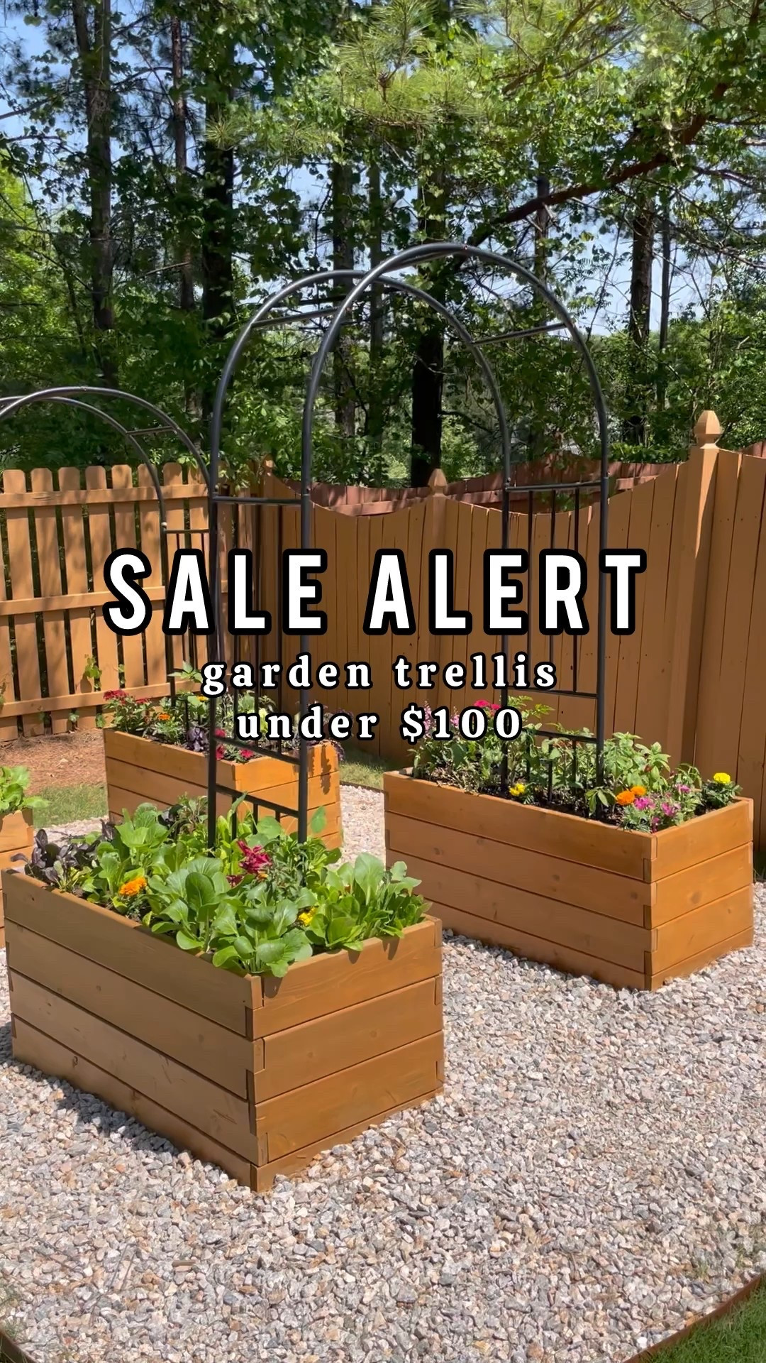 Sale alert! Grab my garden trellis for Black Friday! It’s perfect for your 2026 garden! Garden tools, garden arbor, garden arch, garden trellis 

#LTKCyberWeek #LTKHome #LTKSaleAlert