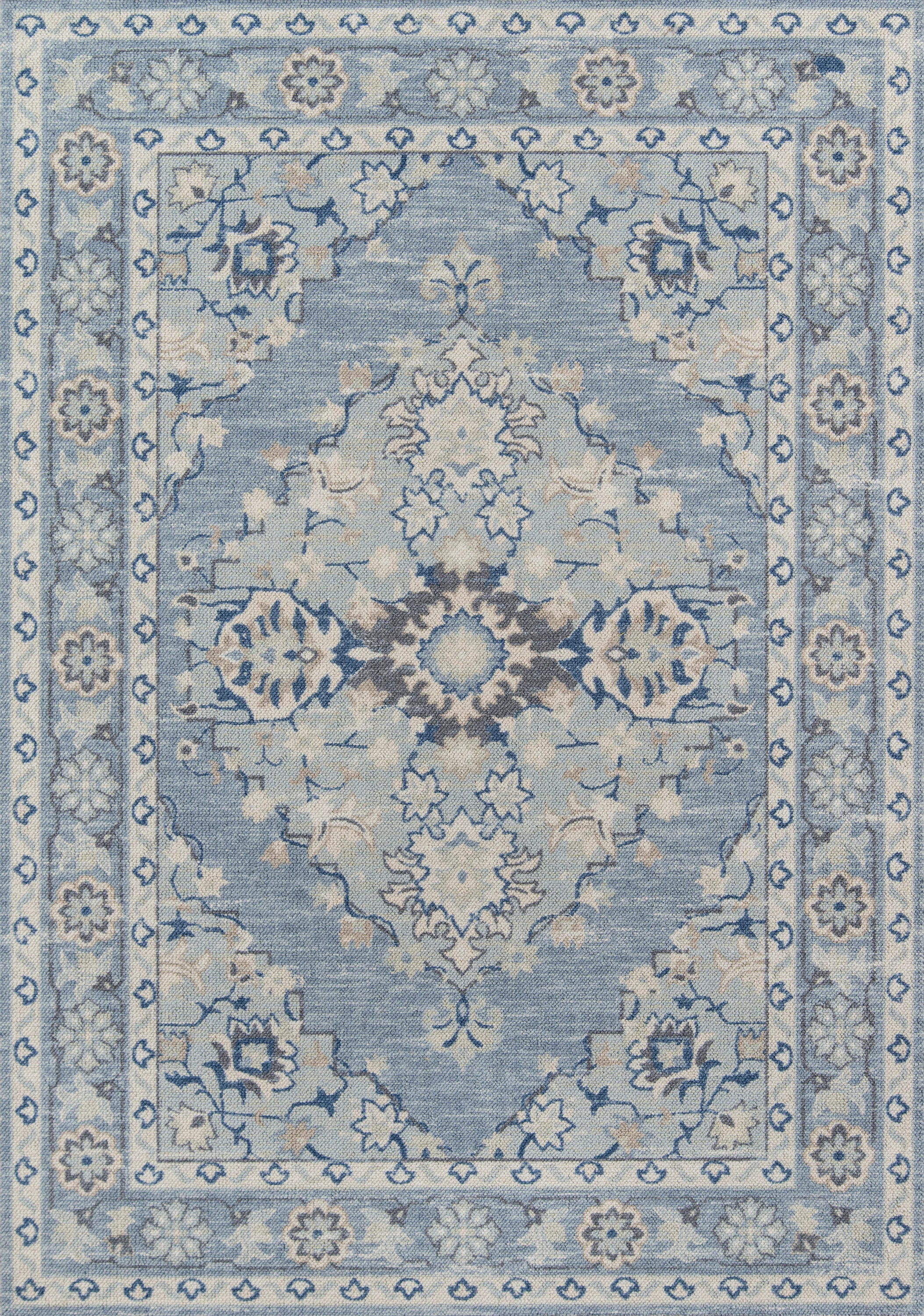 Lark Manor™ Anthani Oriental Blue/Beige Area Rug & Reviews | Wayfair | Wayfair North America