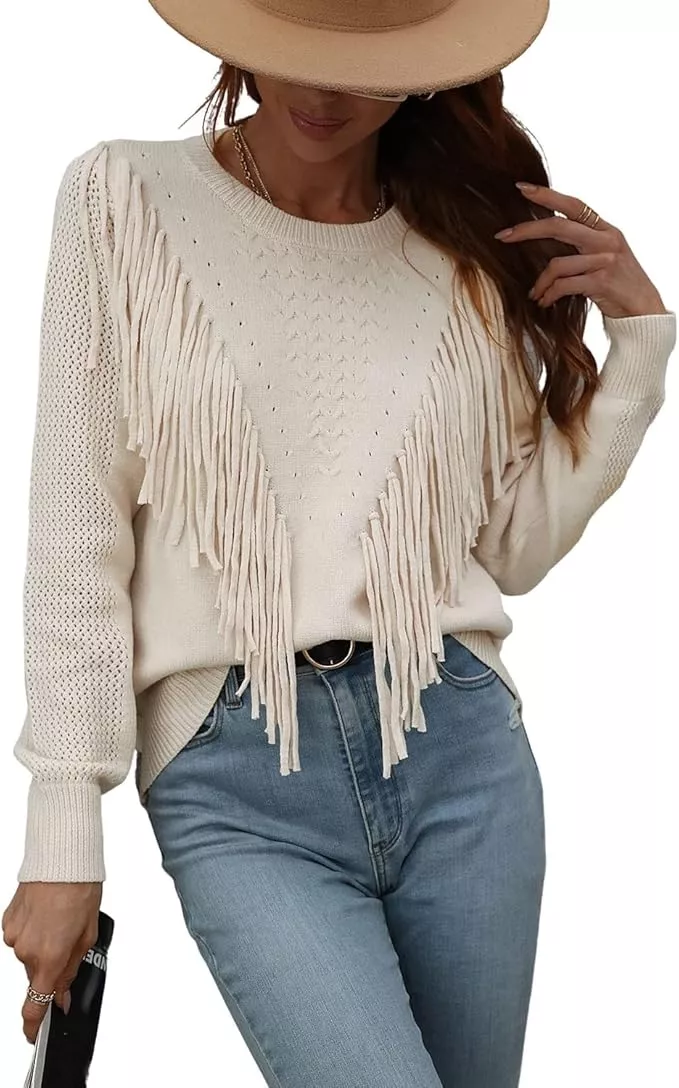 LOGENE Women's Casual Loose Tassel … curated on LTK