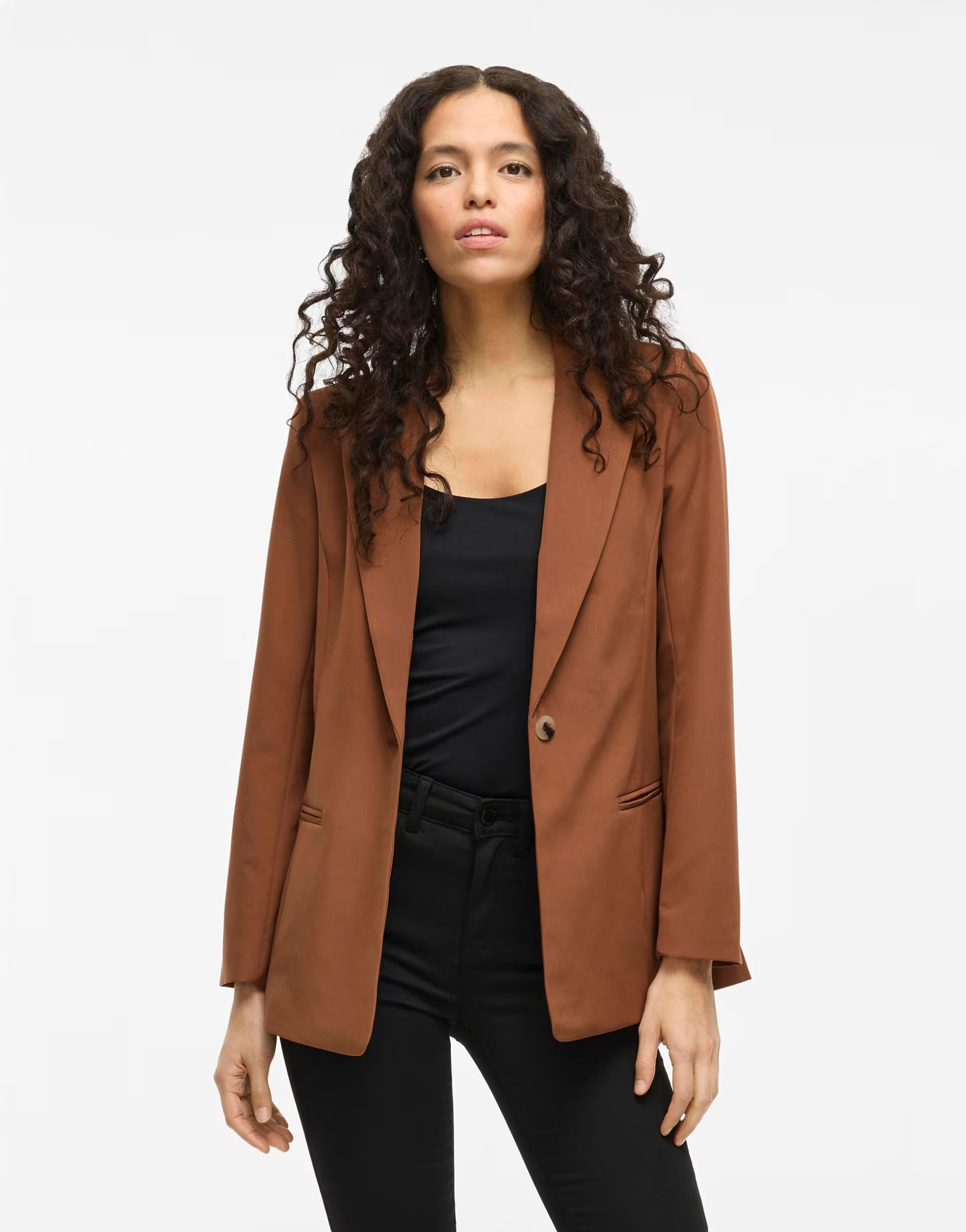Vila Blazer in brown | ASOS | ASOS (Global)