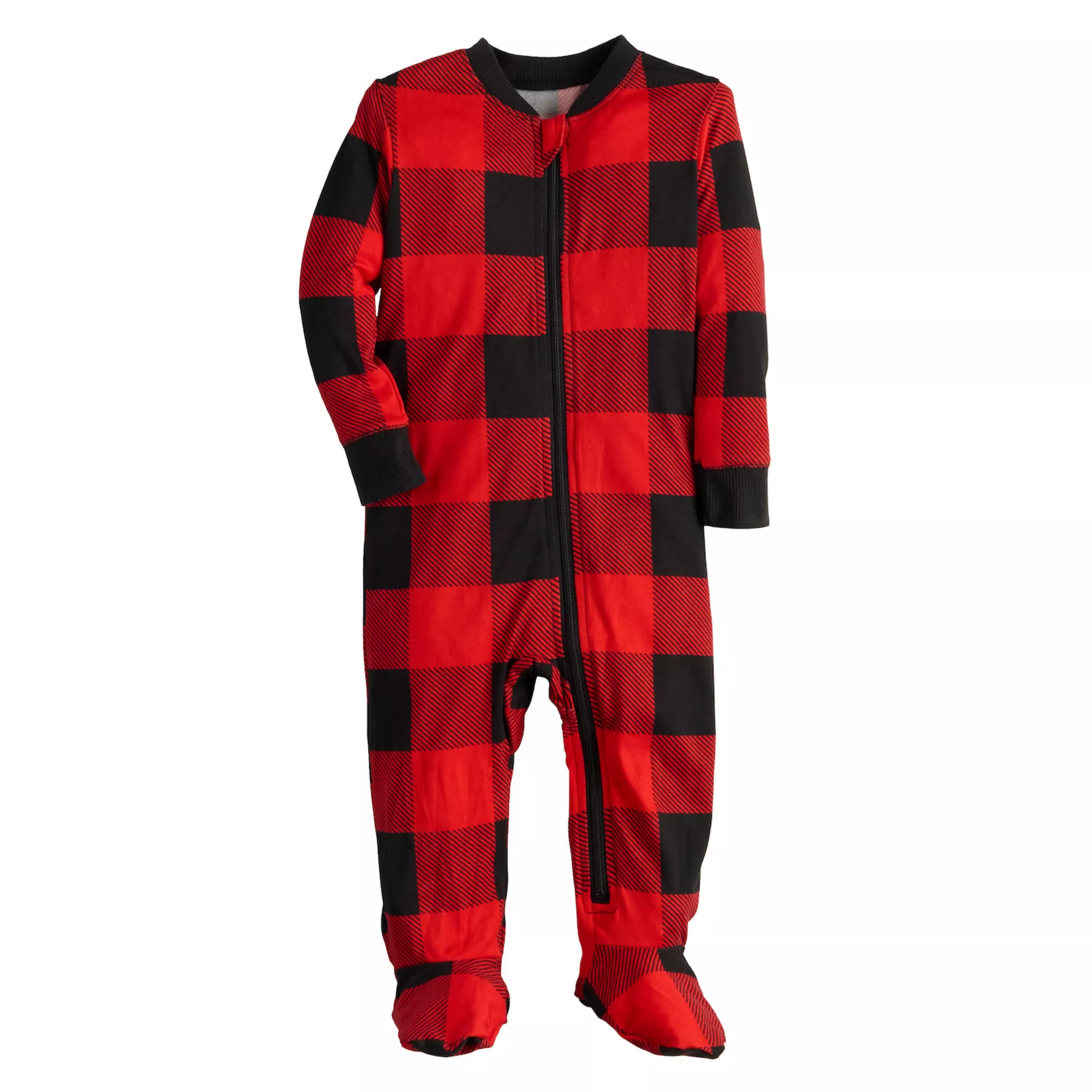 Baby Jammies For Your Families® Buffalo Check Footed Pajamas | Kohl's