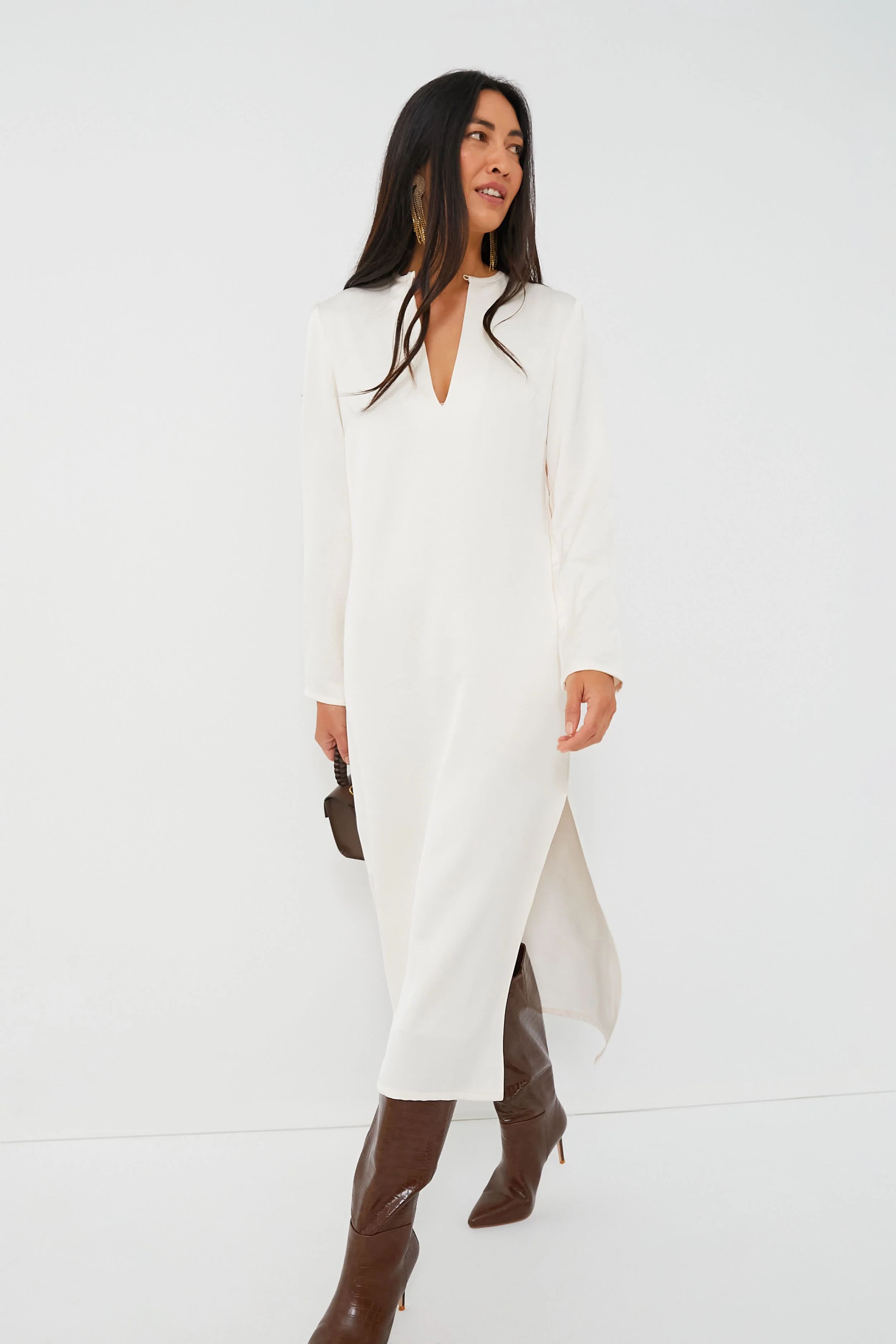 Ivory Isabel Long Sleeve Dress | Tuckernuck (US)
