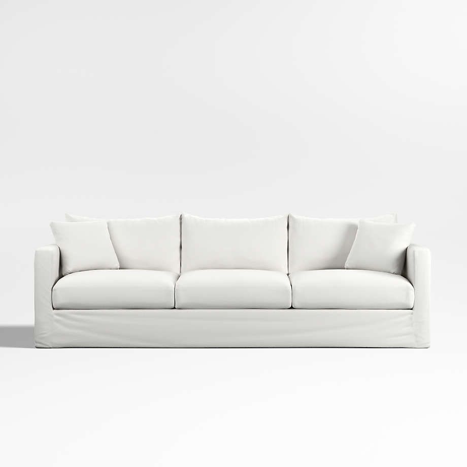 Willow II Slipcovered Grande Sofa + Reviews | Crate & Barrel | Crate & Barrel