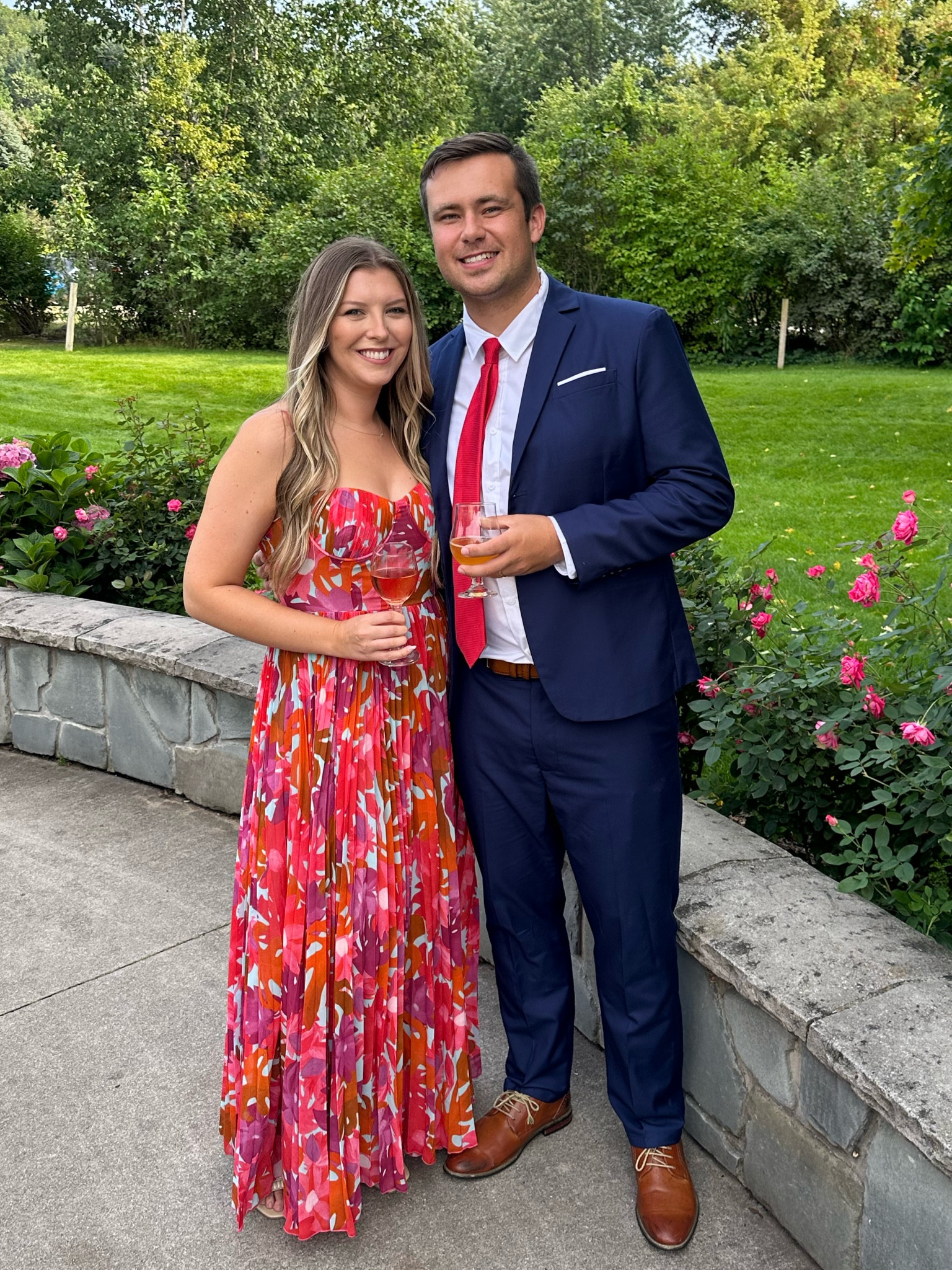 The perfect dress for a summer or even fall wedding! You will receive tons of compliments, and it was so comfortable 

#LTKStyleTip #LTKWedding