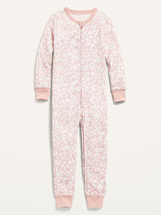 Unisex 2-Way-Zip Printed Pajama One-Piece for Toddler &amp; Baby | Old Navy (US)