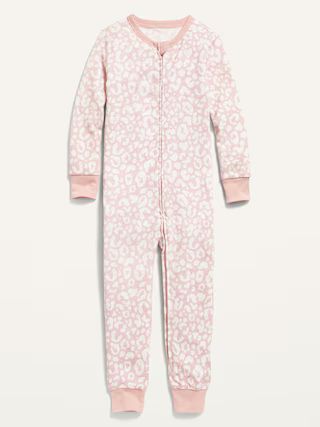 Unisex 2-Way-Zip Printed Pajama One-Piece for Toddler & Baby | Old Navy (US)