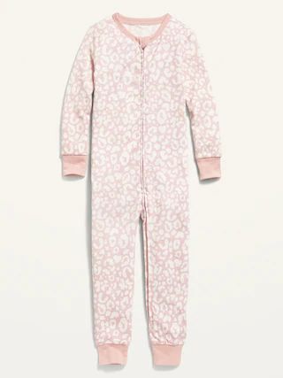 Unisex 2-Way-Zip Printed Pajama One-Piece for Toddler & Baby | Old Navy (US)