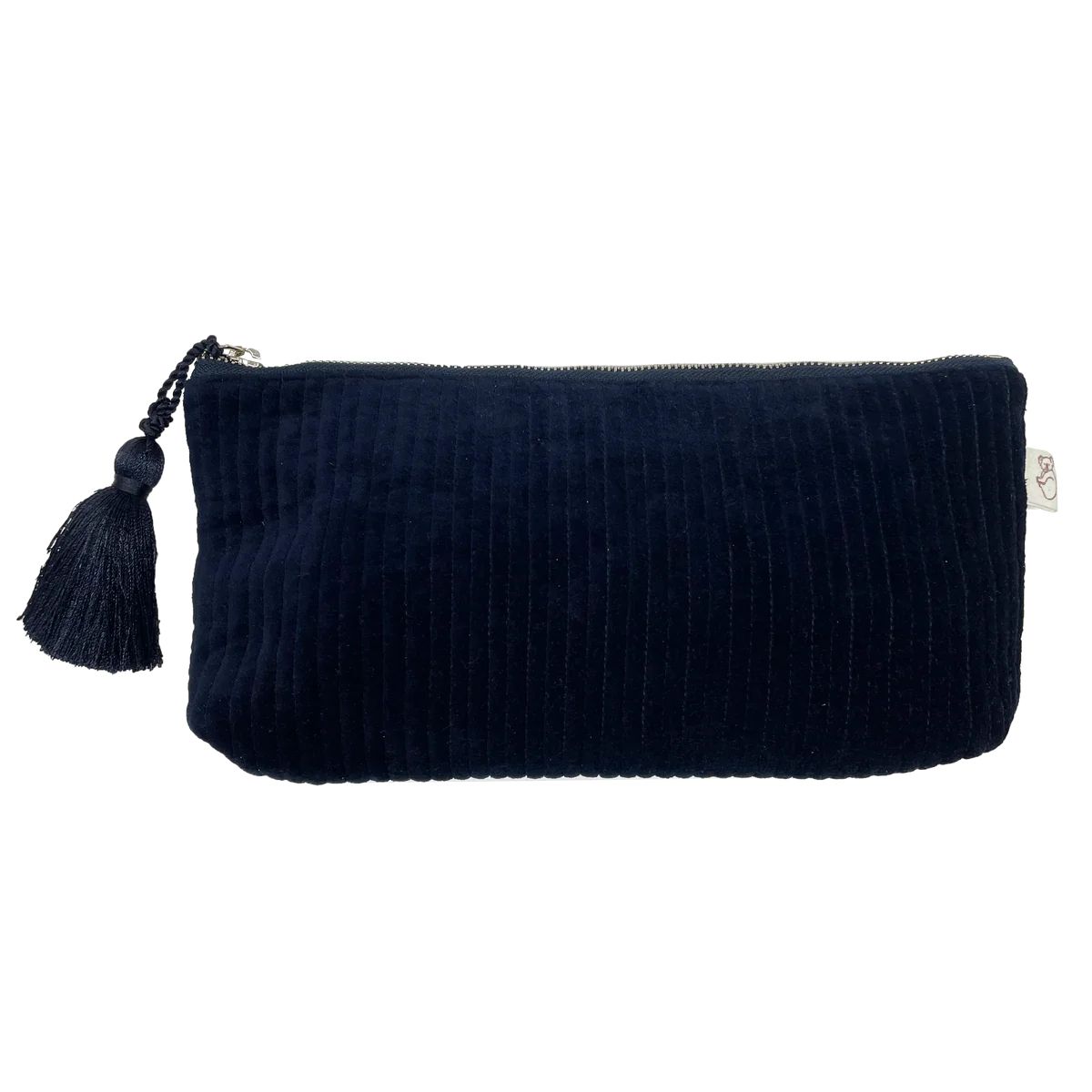 NEW Quilted Velvet Hold Me Clutch - Navy | Quilted Koala