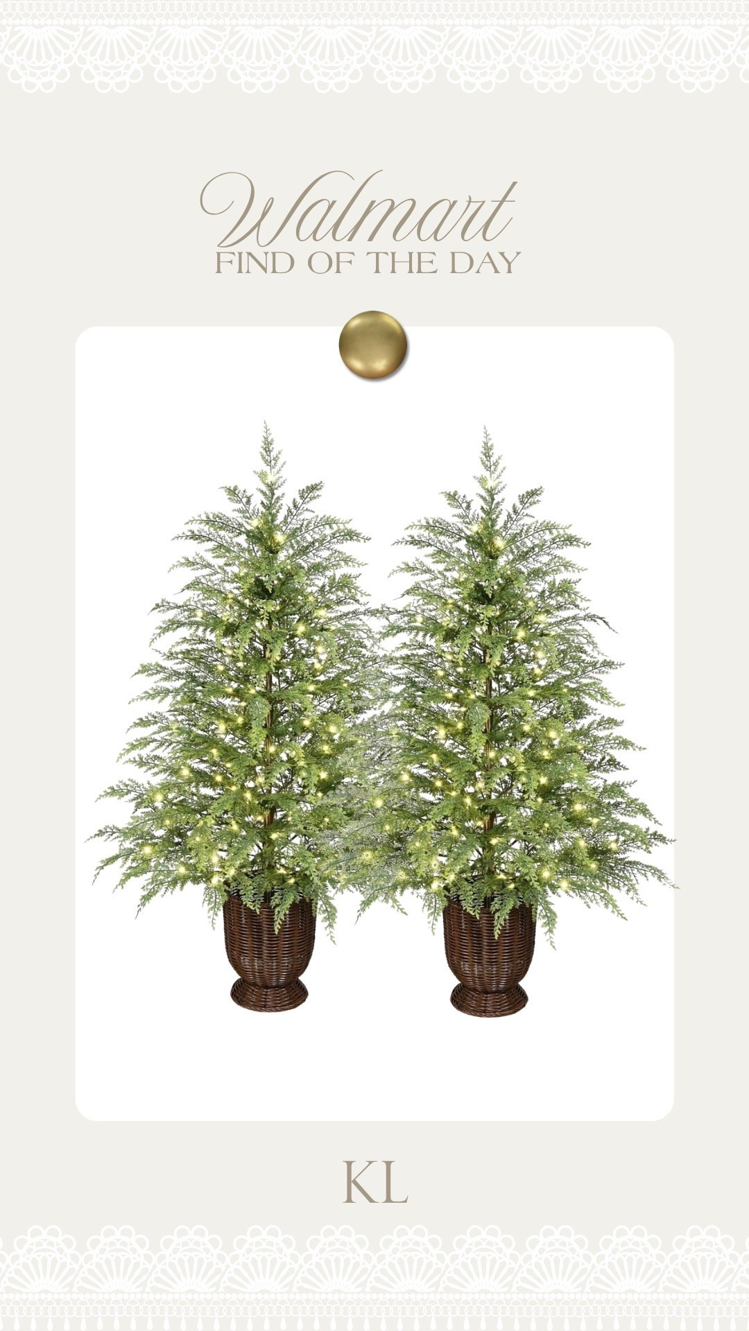 I know these Walmart trees will go fast! 🌲👏🏼

#LTKSeasonal