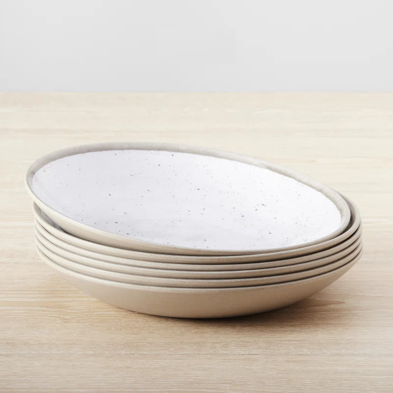 Laya Speckled Melamine Pasta Bowl | Wayfair North America