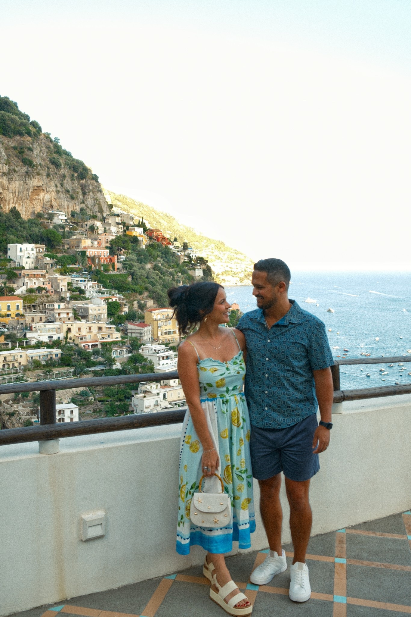 Dinner in Positano 🍋 linked Ryan’s outfit too and my purse color is no longer sold, but I linked the other color in the same purse! 

#LTKSaleAlert #LTKTravel #LTKSeasonal