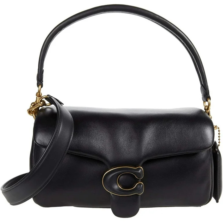 COACH Leather Covered C Closure Puffy Tabby Shoulder Bag 26 One Size B4/Black | Walmart (US)