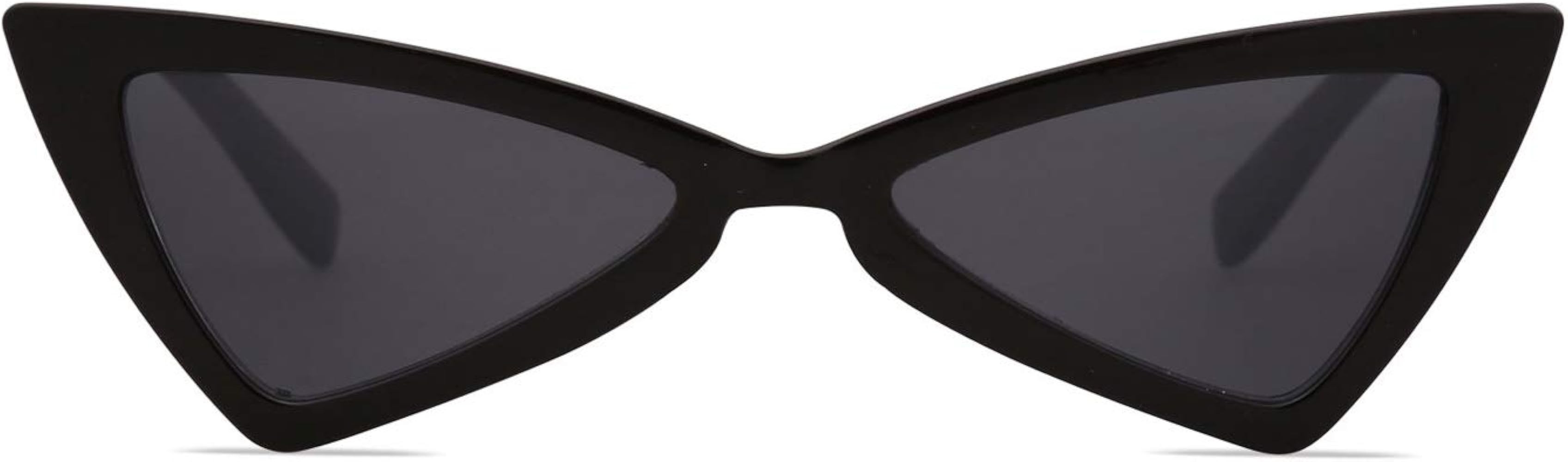 Clout Goggles Cat Eye Sunglasses for Women Men High Pointed Triangle Butterfly Glasses | Amazon (US)