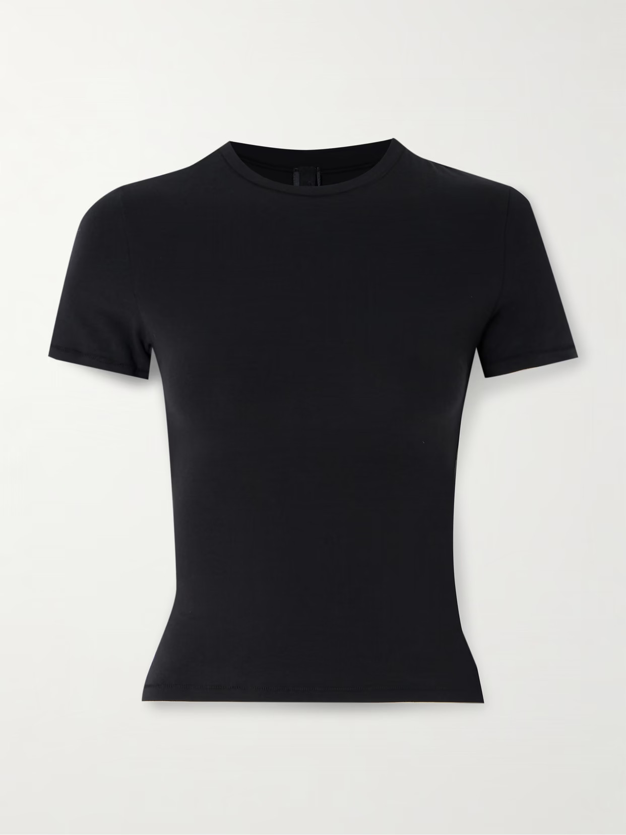 SKIMS - Stretch-cotton Jersey T-shirt - Soot | NET-A-PORTER (US)