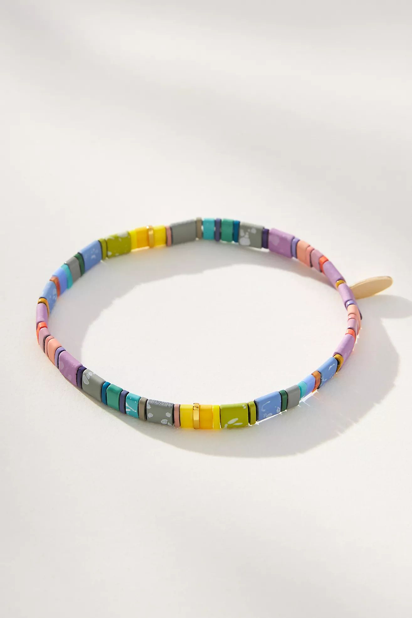 Colorful Beaded Chicklet Bracelet | Anthropologie (US)
