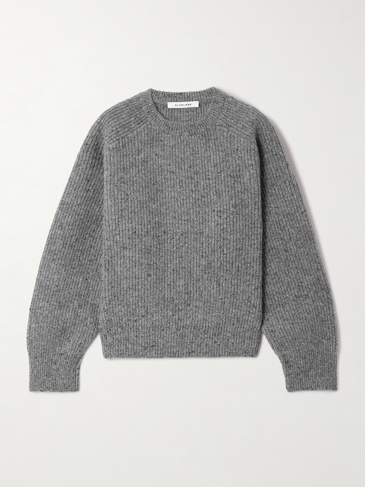 SLVRLAKE - Florence Ribbed Merino Wool Sweater - Gray | NET-A-PORTER (US)