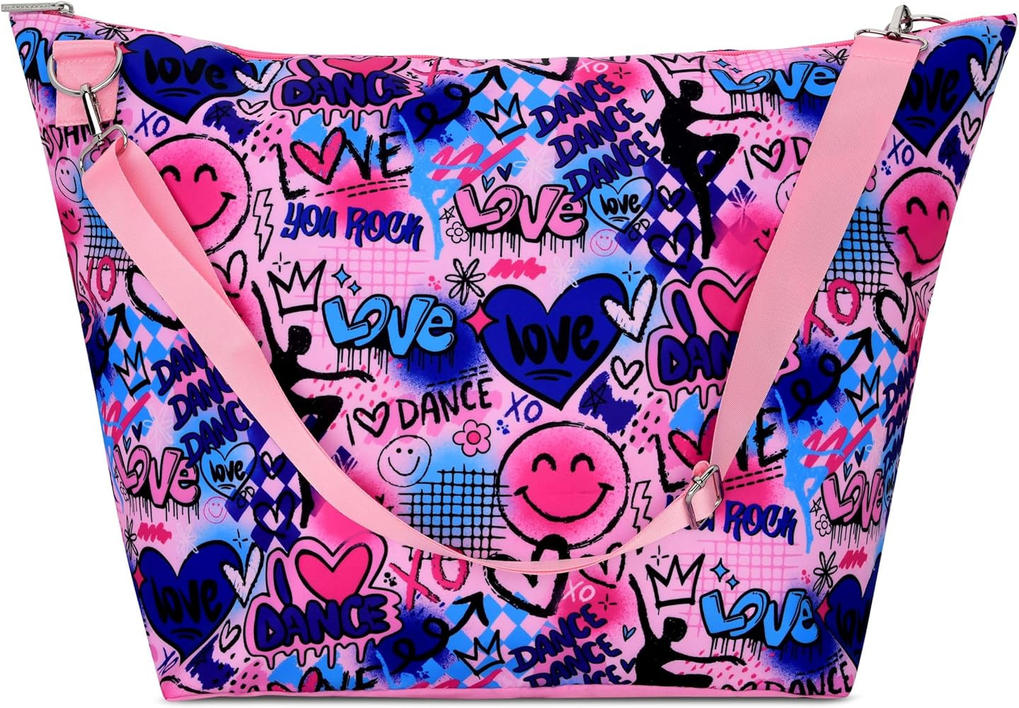 iscream + Corey Paige Designs 23.5" x 16" Weekender Travel Tote Bag with Vibrant Nylon Exterior a... | Amazon (US)