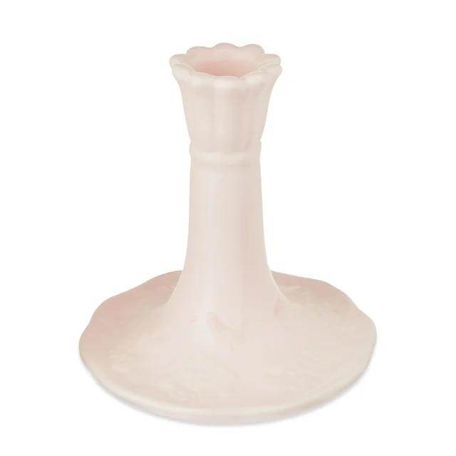 Easter Pink Tabletop Taper Candle Holder, 5 in, by My Texas House | Walmart (US)