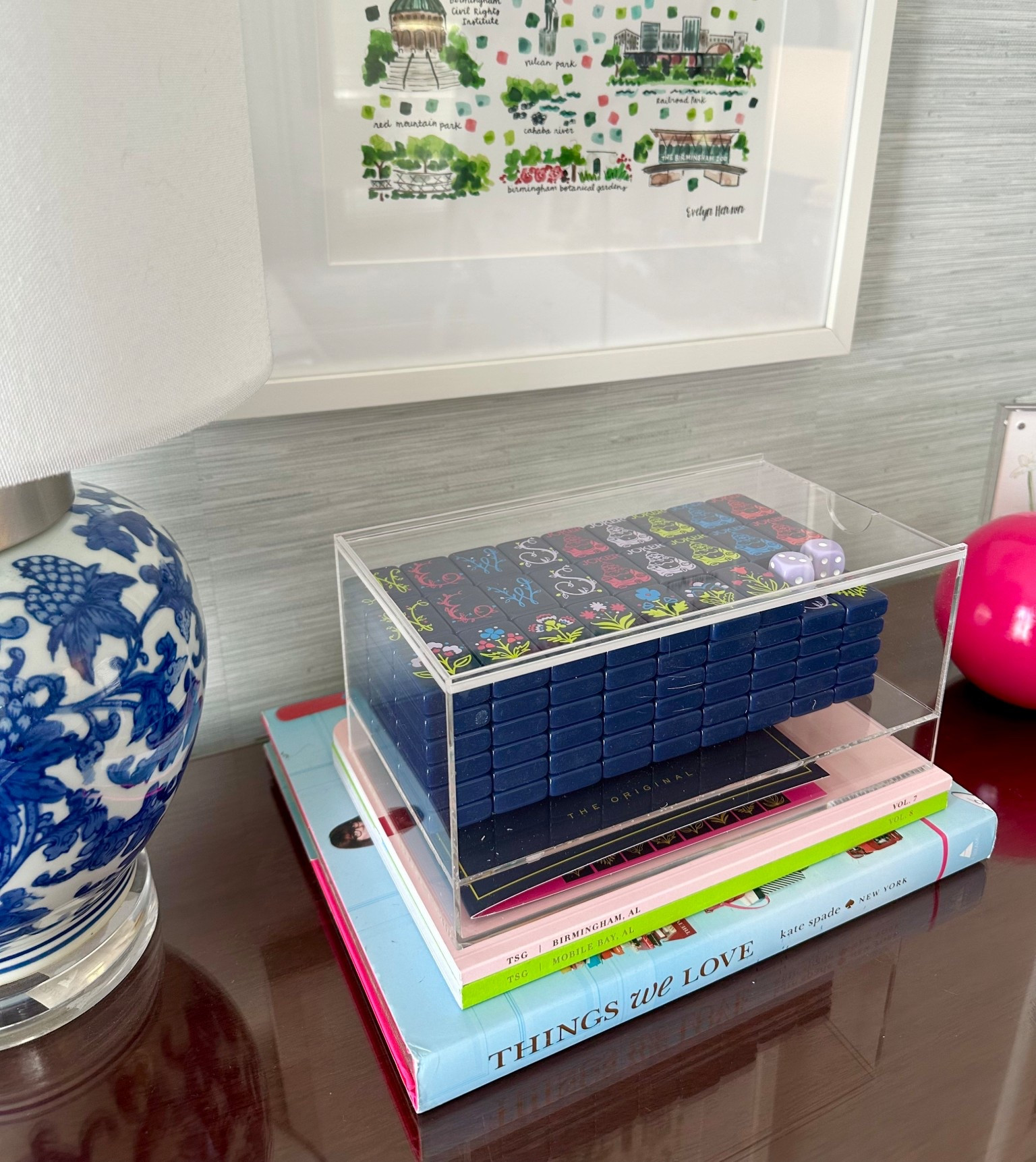 Pretty tiles deserve to live on display as decor in your home! I’ve found a few favorite ways to store my mahjong sets in a way that feels intentional and perfectly within reach. 🀄️

#mahjong #mahjongtiles #mahj #mahjdecor #homedecor

#LTKHome