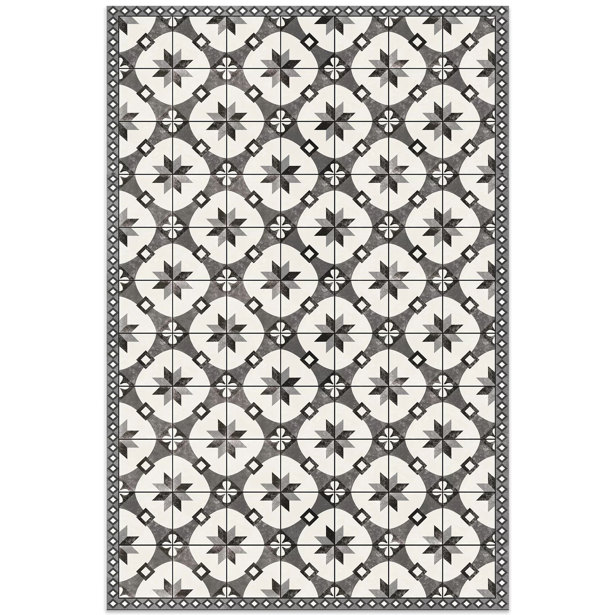 Mosaic Tile Decorative Vinyl Floor Mat – 2' x 3' | Walmart (US)
