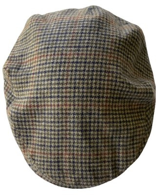 Neiman Marcus News Boy Cap Camel Hair Houndstooth Plaid Golf Hat One Size | eBay US