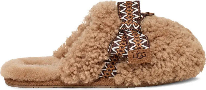 UGG® Maxi Curly Genuine Shearling Scuff Slipper (Women) | Nordstrom | Nordstrom