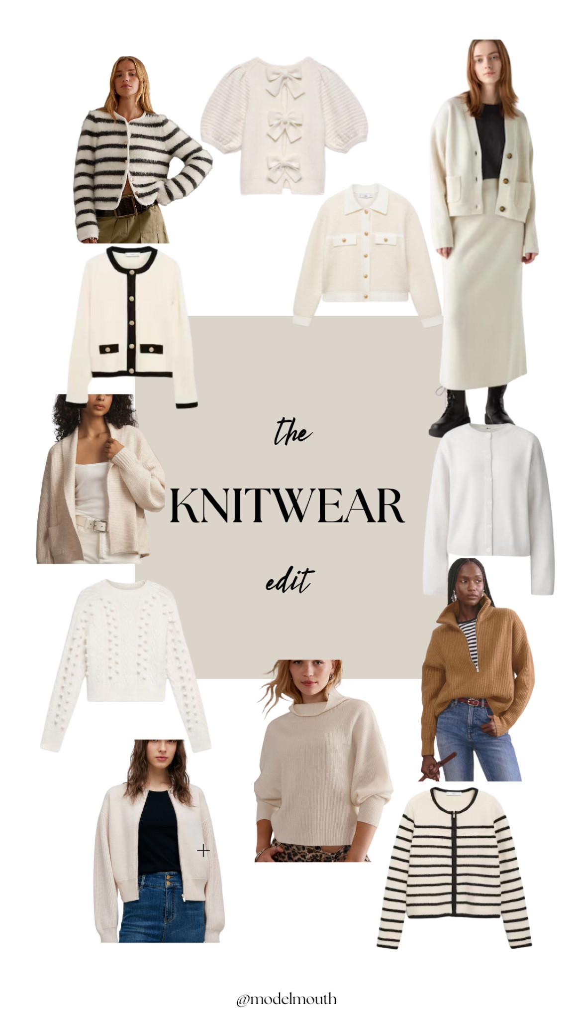 Autumn knitwear edit, neutrals, autumn fashion, layering, high street style, knitted jumper, knitted cardigan, transitional outfit, cosy outfit, striped knitwear 

#LTKstyletip #LTKuk #LTKautumn