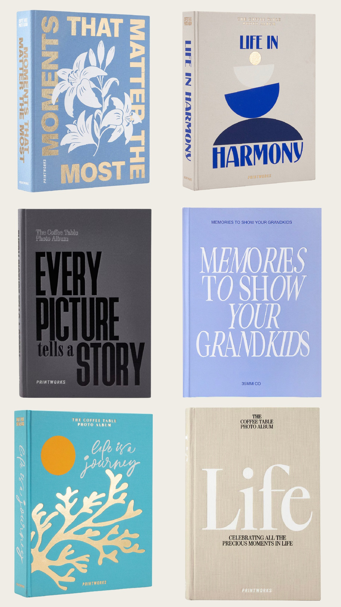 BEAUTIFUL Coffee Table Photo Albums 🤍

#LTKHome #LTKGiftGuide #LTKFindsUnder100