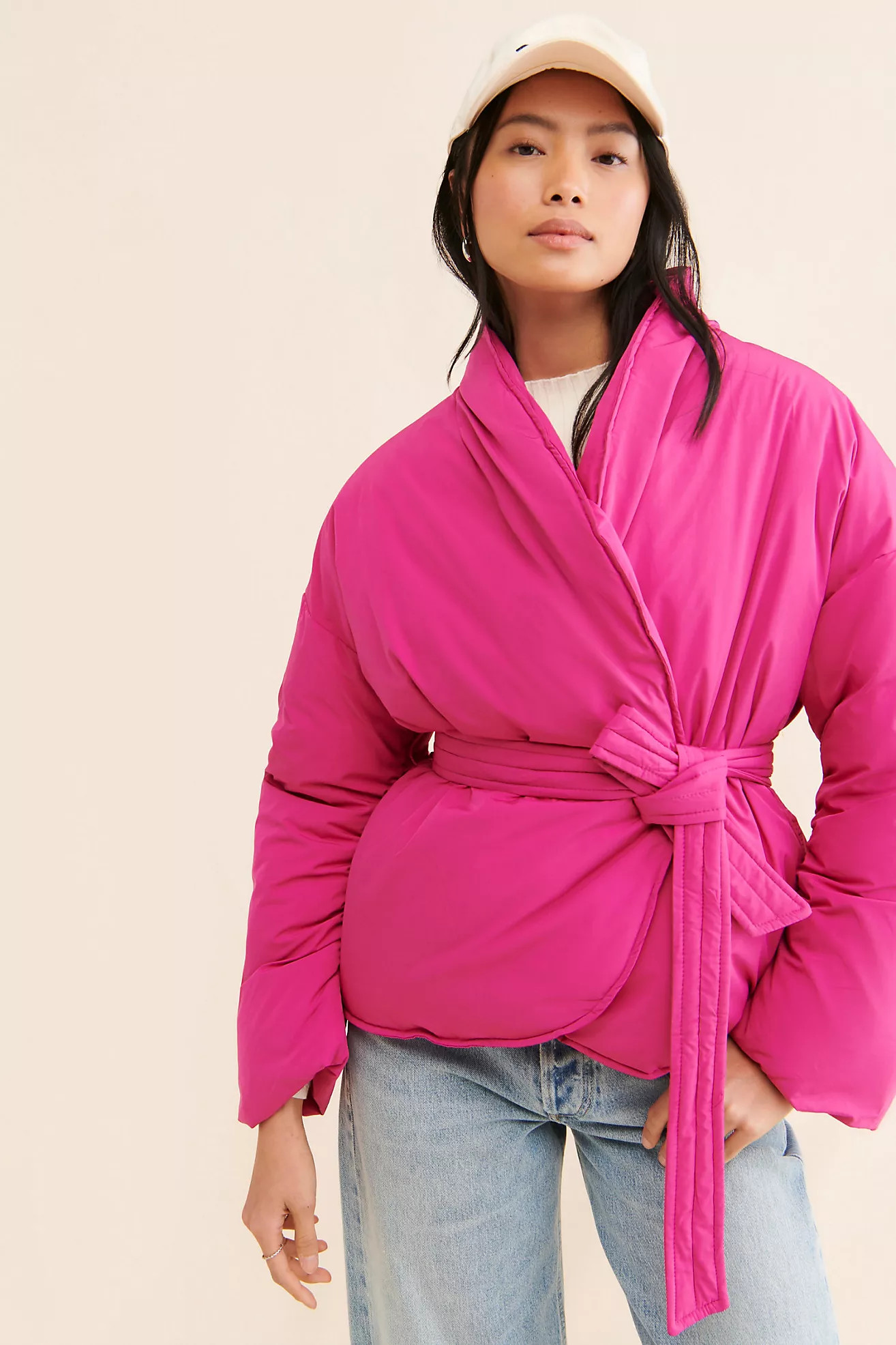 Maeve Crop Cocoon Puffer Jacket | Anthropologie (US)