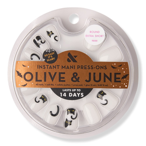 Olive & June Instant Mani Halloween Press-On Nails It’s Purrfection | Ulta