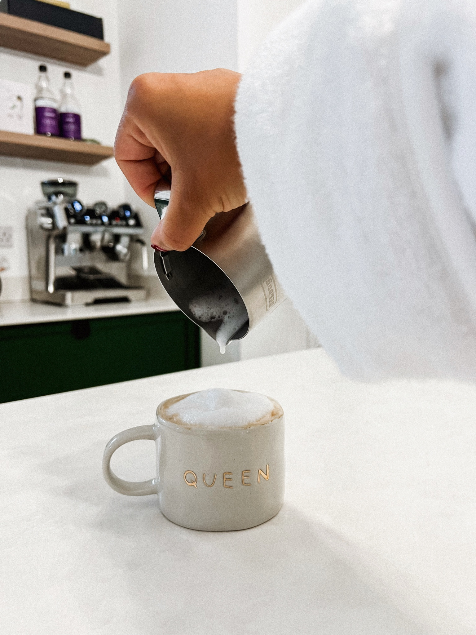 The perfect way to have coffee #queen #ltk

#LTKHome