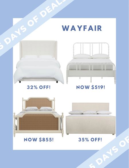 Wayfair 5 Days of Deals is live today!! Get  major savings on some of our group favorite beds!! Linked many coastal beds that are up to 35% OFF 👏🏻👏🏻👏🏻

#LTKhome #LTKfamily #LTKsalealert