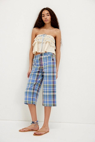 Bay Course Straight Cropped Pants | Free People (Global - UK&FR Excluded)