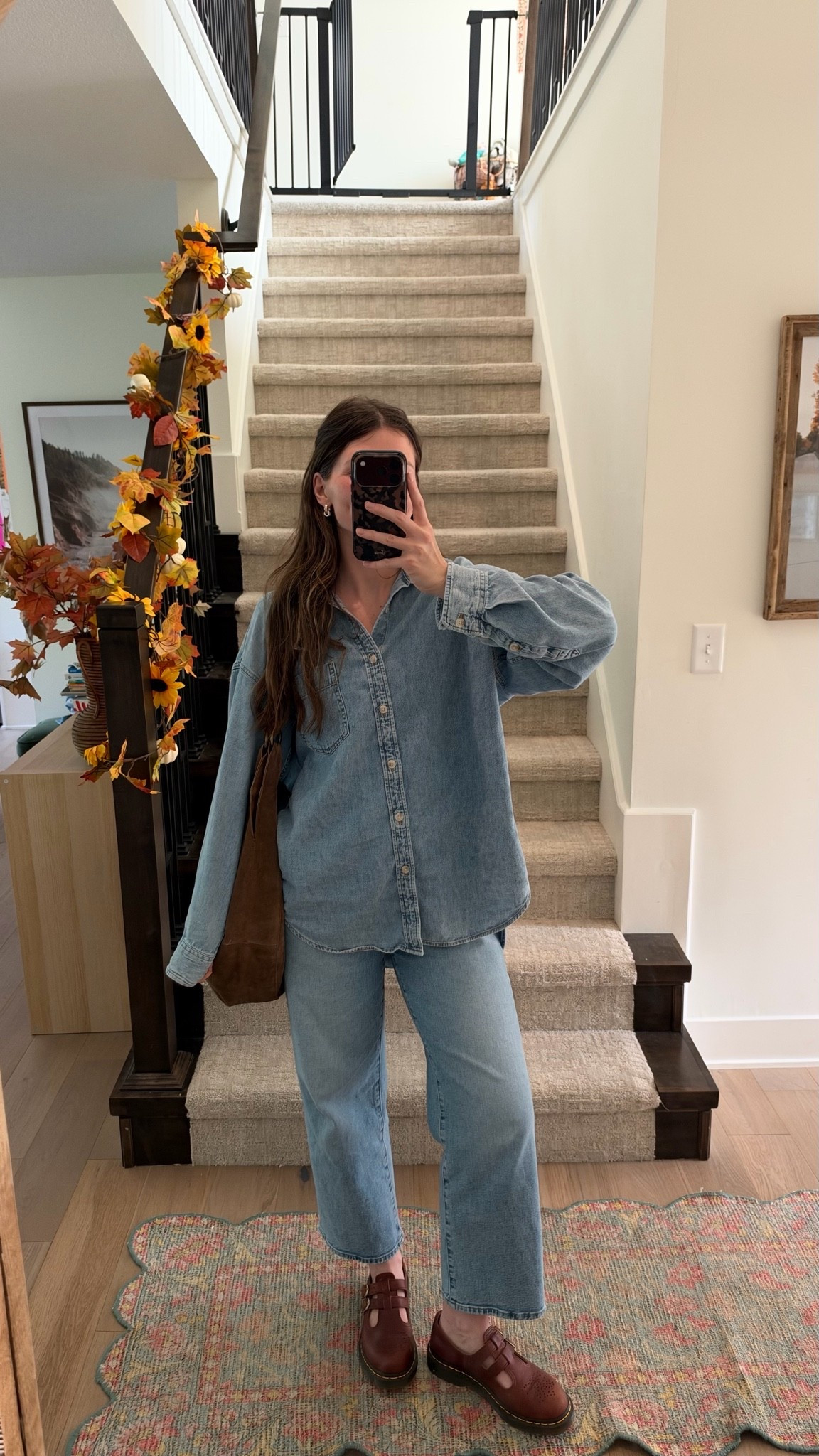 wearing a medium and button-down, and jeans are true to size! obsessed with this carrier!

Fall outfit

#LTKootd #LTKSeasonal