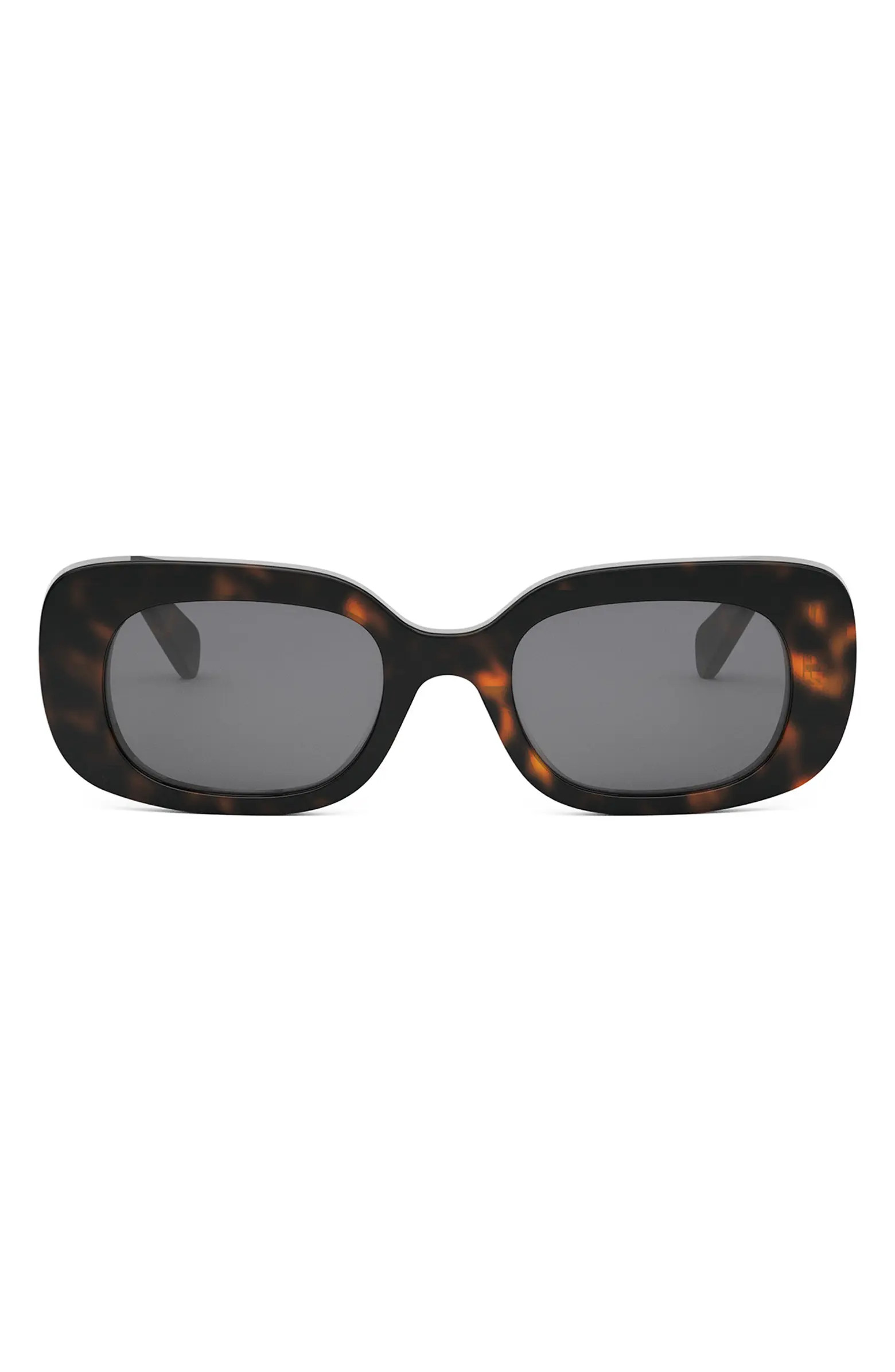 CELINE Bold 3 Dots 51mm Rectangular Sunglasses | Nordstrom | Nordstrom