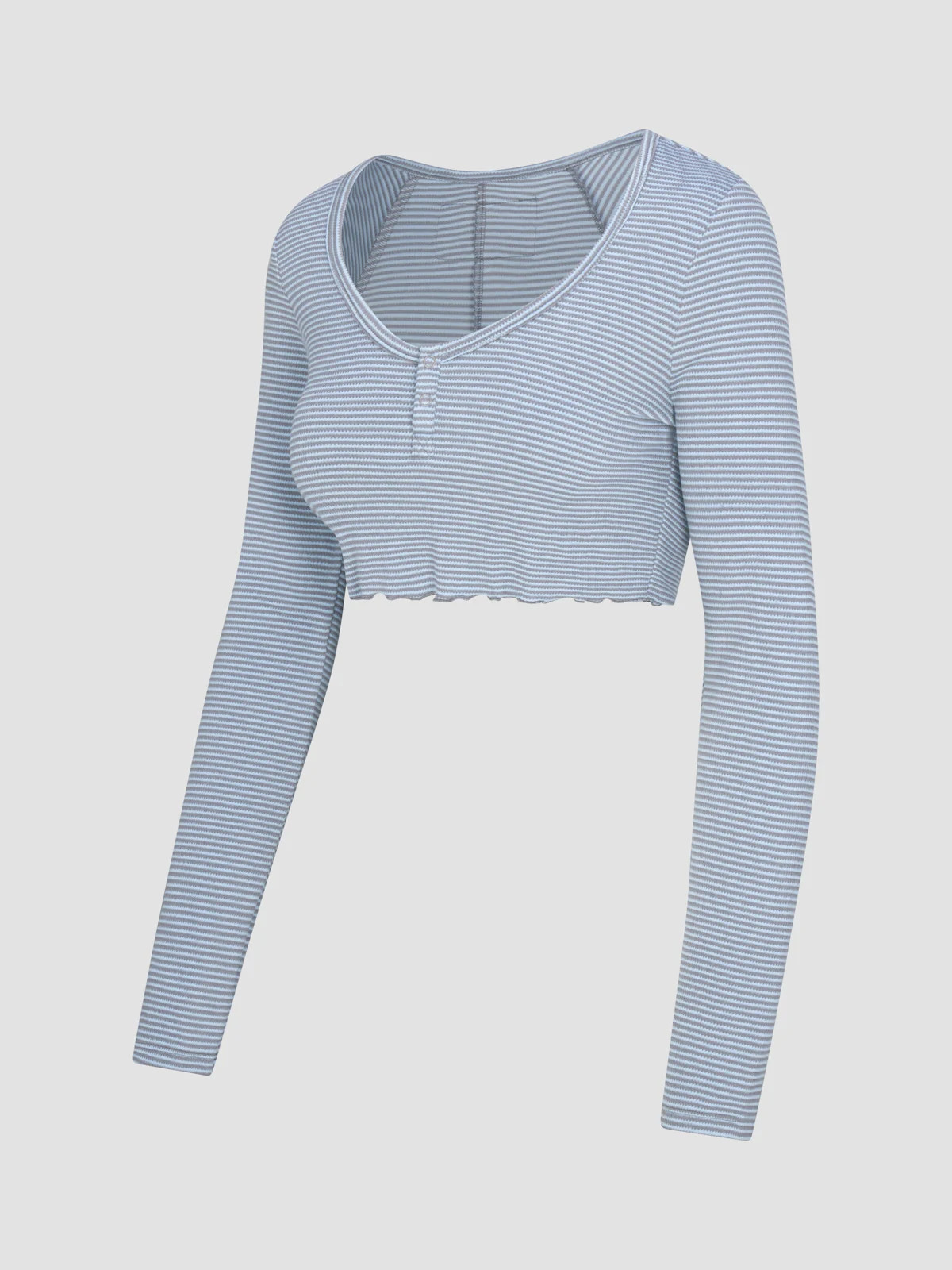 Midnight Cruise Long-Sleeve Crop Top | Savage x Fenty - North America
