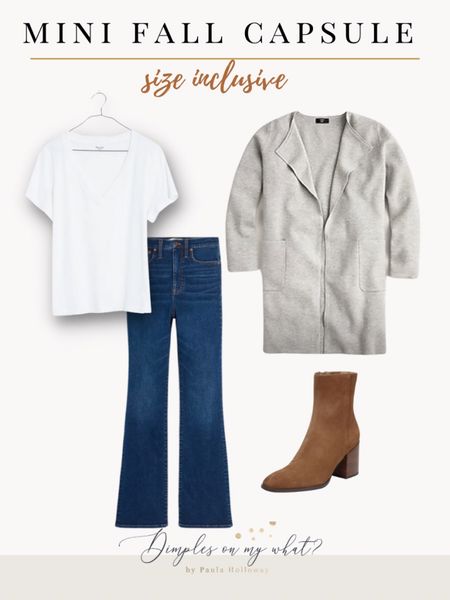 Fall capsule wardrobe outfit inspiration for midsize and plus size women featuring Vionic Shoes. 

#midsizestyle #plussizestyle #fallcapsulewardrobe