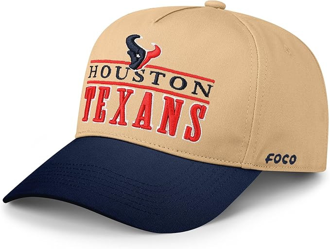 FOCO Men's NFL Team Logo Signature Bars Marquee Rf Hat Caps | Amazon (US)