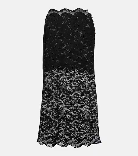 Floral lace midi skirt | Mytheresa (US/CA)