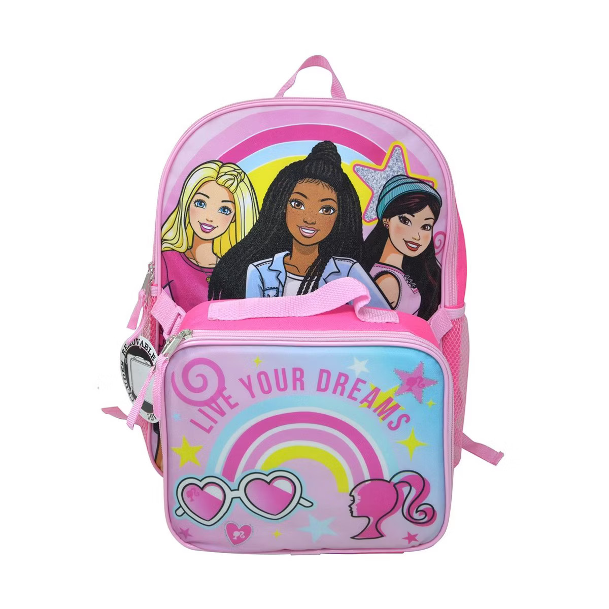 Barbie 16" Backpack with Lunch Bag Live Your Dreams | Target