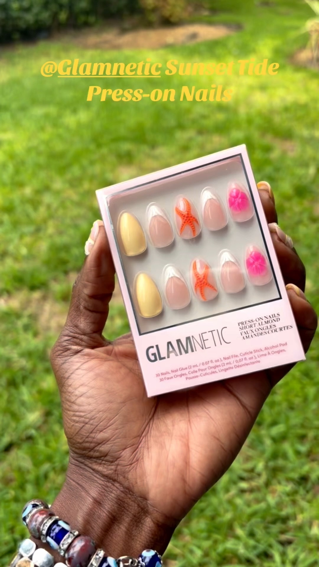 If you loved the Glamnetic Siren’s Cove Collection, Sunset Tide is giving that same beachy magic with a fresh Euro Summer twist 🌊✨ Pink, yellow,white, a 3D flower, and that gorgeous orange starfish detail… chef’s kiss. It feels like a seaside vacation on your nails, and I already know these will be a summer favorite. If you missed last year’s obsession, this is your second chance. #GlamneticNails #PressOnNails #SummerNails 

#LTKOver40 #LTKselfcare #LTKFestival