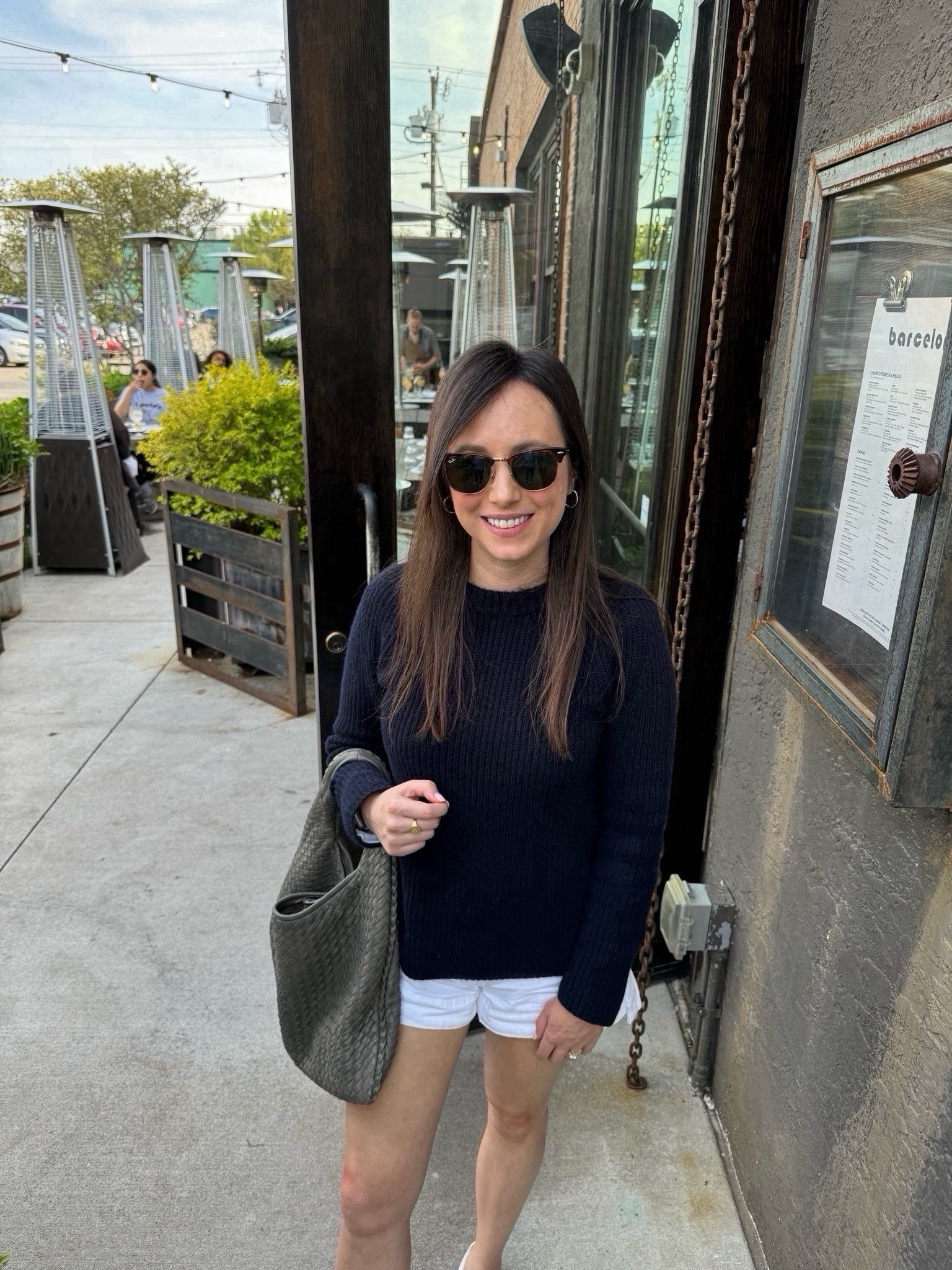 Vince sweater (xs), best white denim shorts (sized up to 26), adidas sambas   



#LTKStyleTip #LTKSeasonal #LTKFindsUnder100