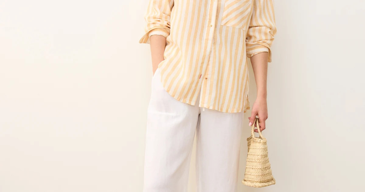 Linen Drawstring Straight Leg Pant | Marine Layer